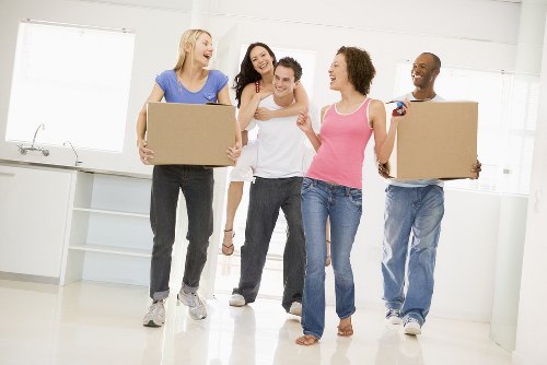 Local movers helping with a residential move in Belvedere