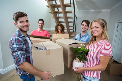 Removal team handling a home move in Belvedere