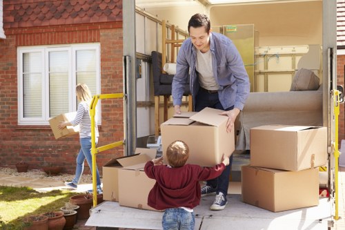 Professional packing service for a Belvedere home move