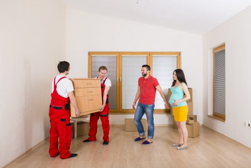 Commercial man and van delivery support in Belvedere