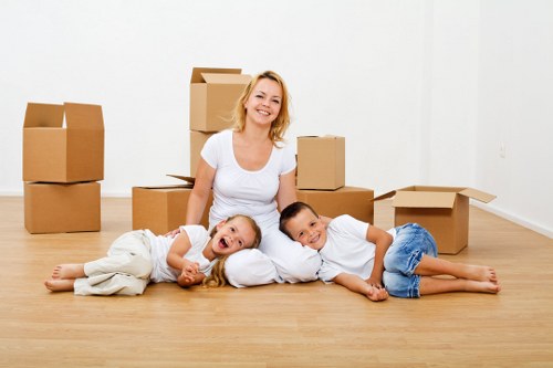 Furniture removals support in a Belvedere residential area