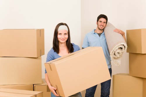 Workplace safety reminder during a moving task