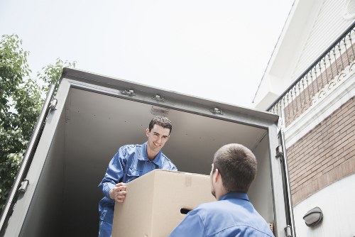 Unpacking boxes in a Belvedere property after moving day