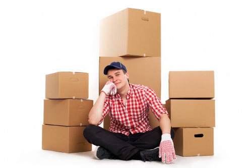 Household relocation service for a Belvedere home