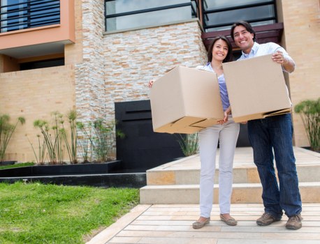 Careful moving of furniture from a Belvedere property